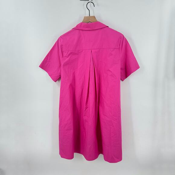NWT By Anthropologie Polie Short Sleeve Swing Tunic Dress Pink Size M Modern - Picture 2 of 11